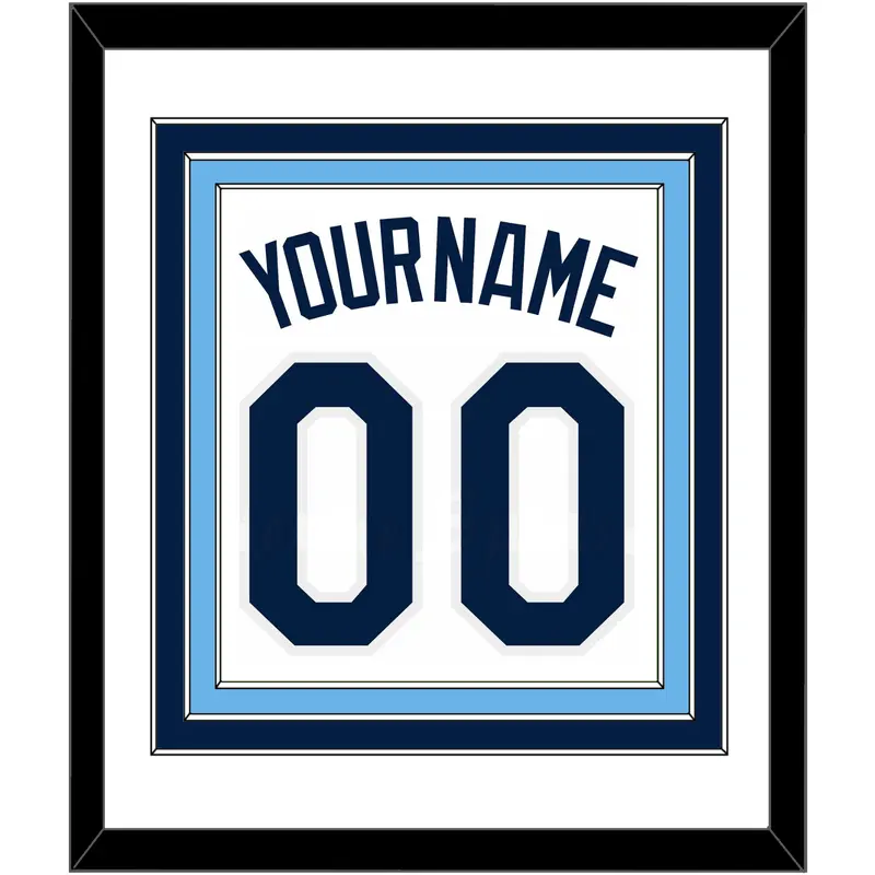 Tampa Bay Name & Number - Home White - Triple Mat 1