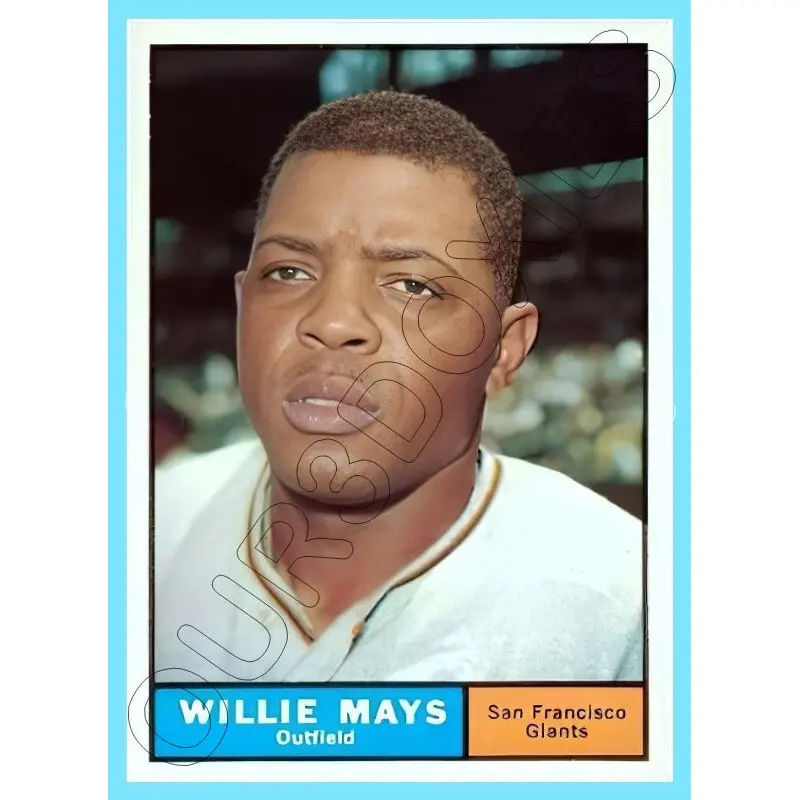 Willie Mays 1961 Topps Reproduction Card - 4269