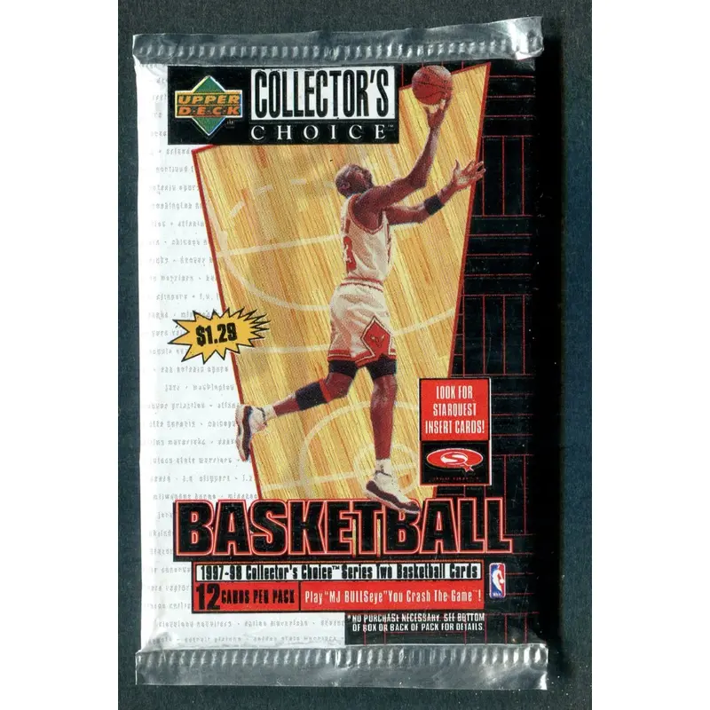 1997/98 Upper Deck Collector's Choice Basketball Unopened Series 2 Pack