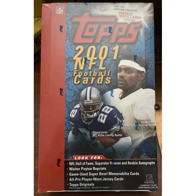 2001 Topps Football Hobby Box