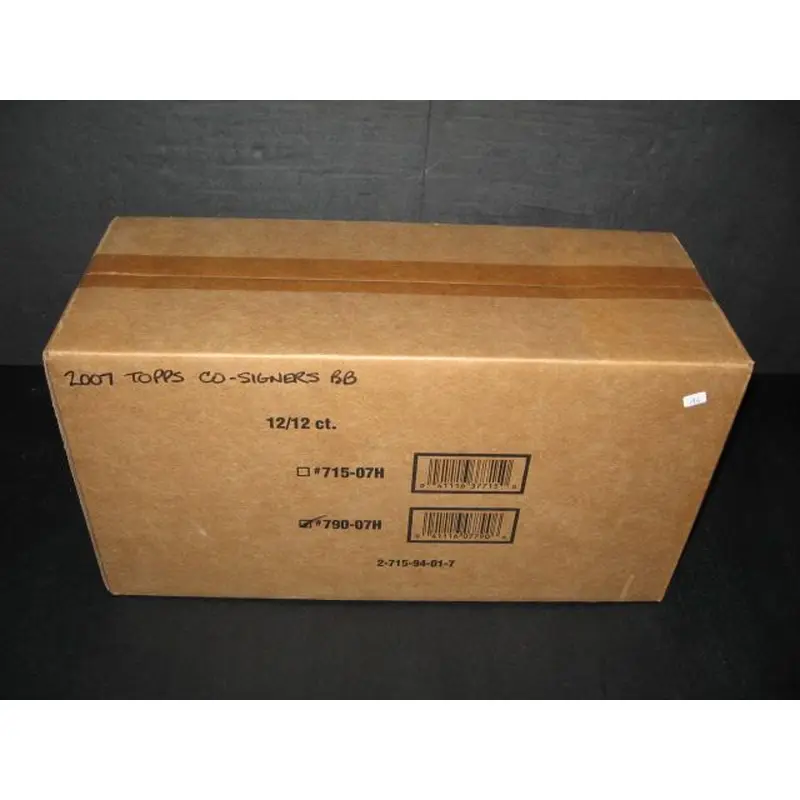 2007 Topps Co-Signers Baseball Case (Hobby) (12 Box)
