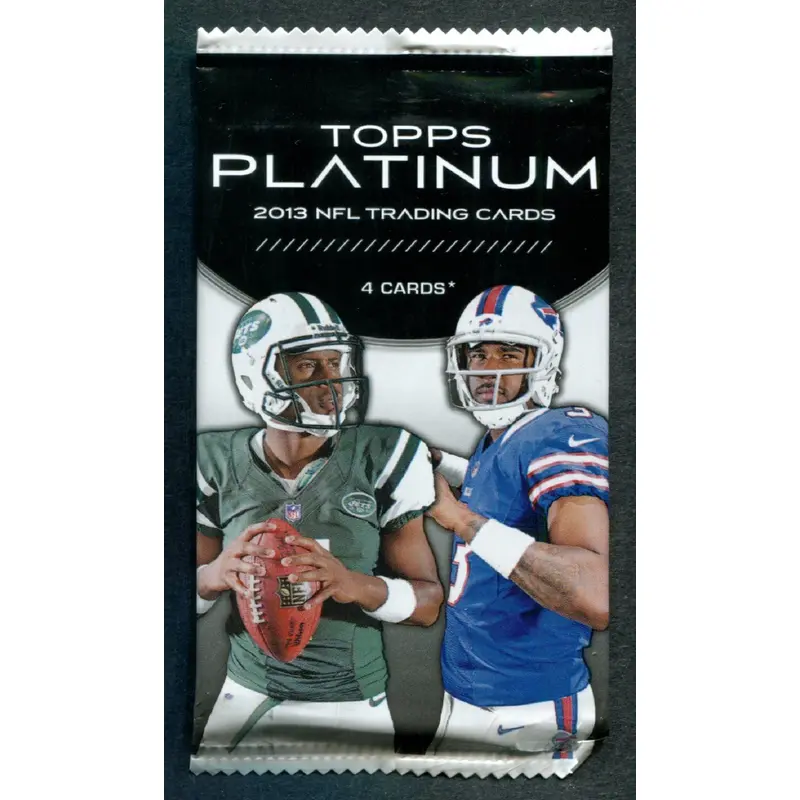 2013 Topps Platinum Football Unopened Pack (Retail) (4)