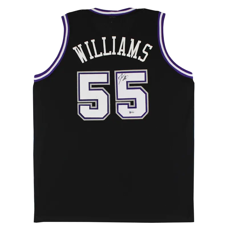 Jason Williams Authentic Signed Black Pro Style Jersey Autographed BAS Witnessed