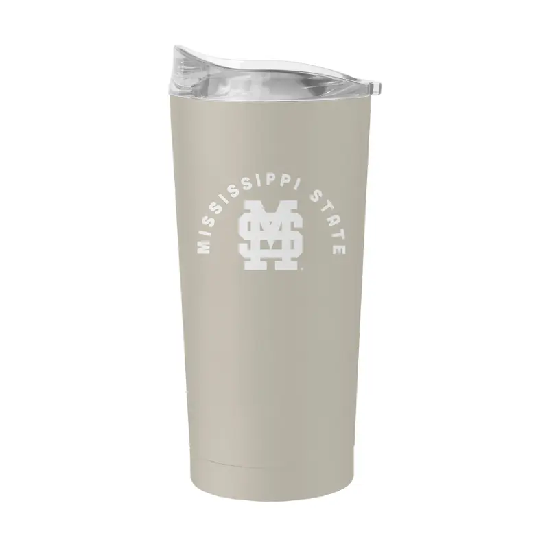 Mississippi State Sand 20oz Interlocked MS Powder Coat Tumbler
