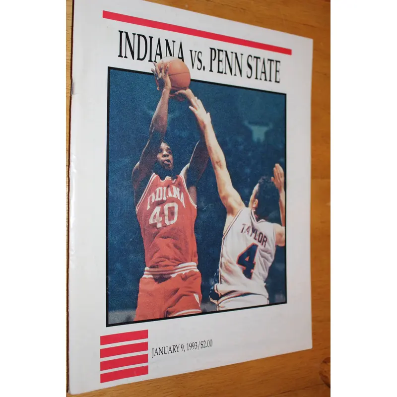 1993 Indiana University vs Penn State Basketball Program
