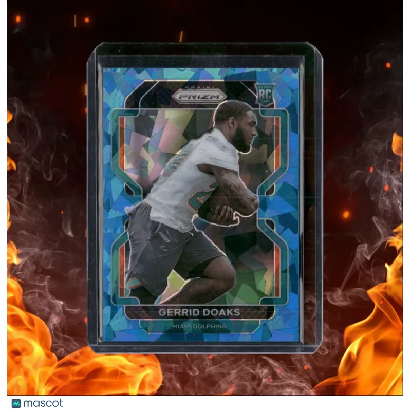 2021 Panini Prizm Gerrid Doaks Blue Cracked Ice Prizm Rookie 80/99 #426