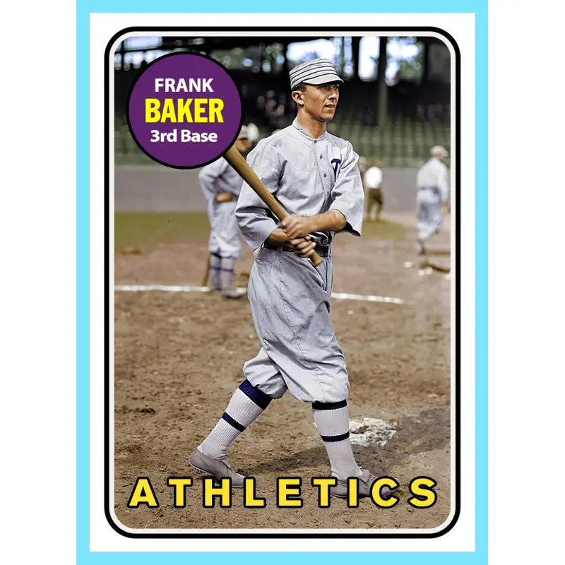 Frank Baker 1969 Topps Custom Card - 4525