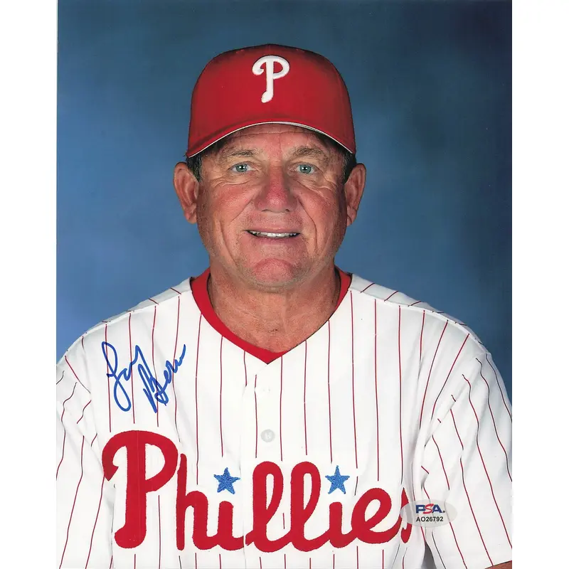 Larry Bowa signed 8x10 photo PSA/DNA Philadelphia Phillies Autographed