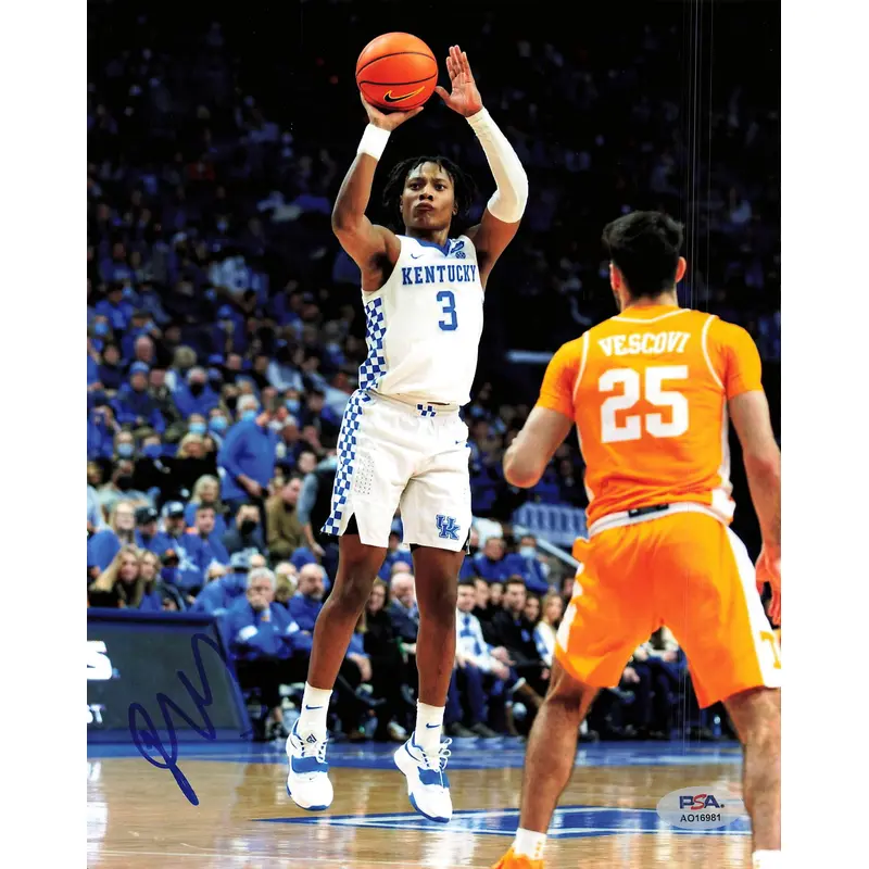 TYTY WASHINGTON Jr. signed 8x10 photo PSA/DNA Kentucky Wildcats Autographed