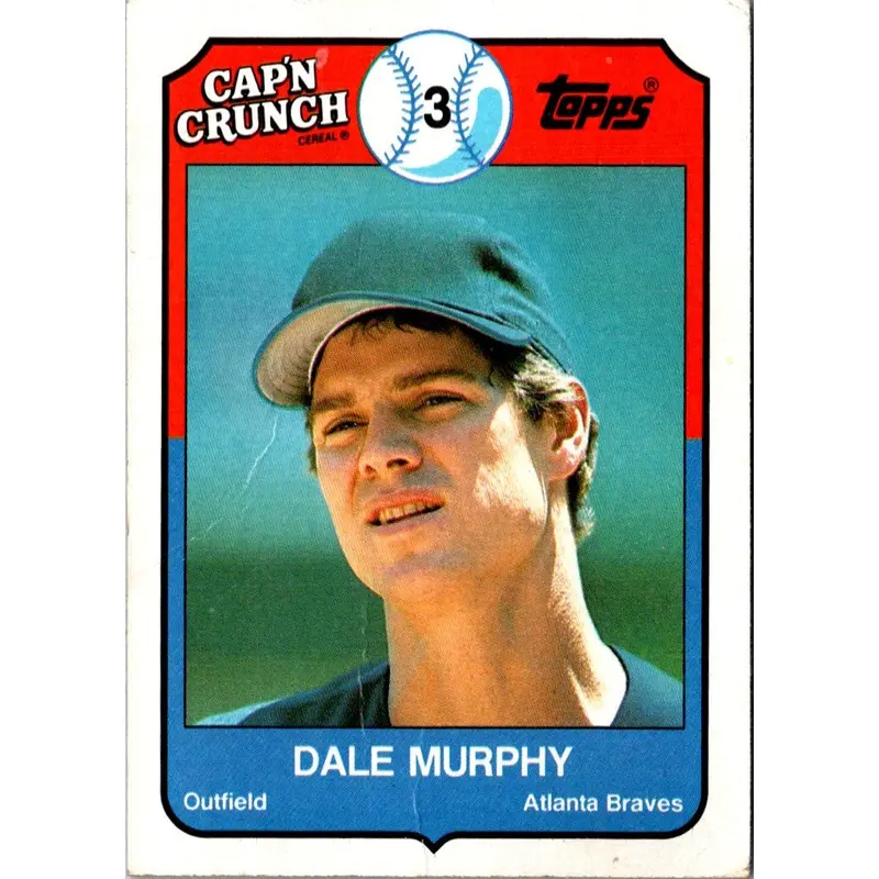 1989 Topps Cap'n Crunch Dale Murphy #11