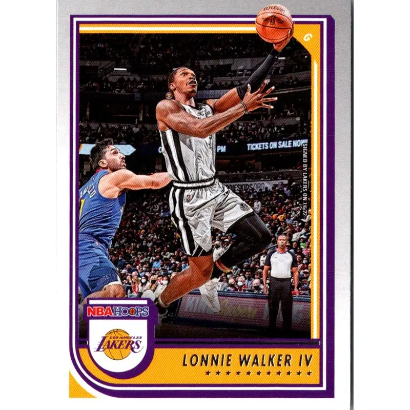 2022 Hoops Purple Lonnie Walker IV #153