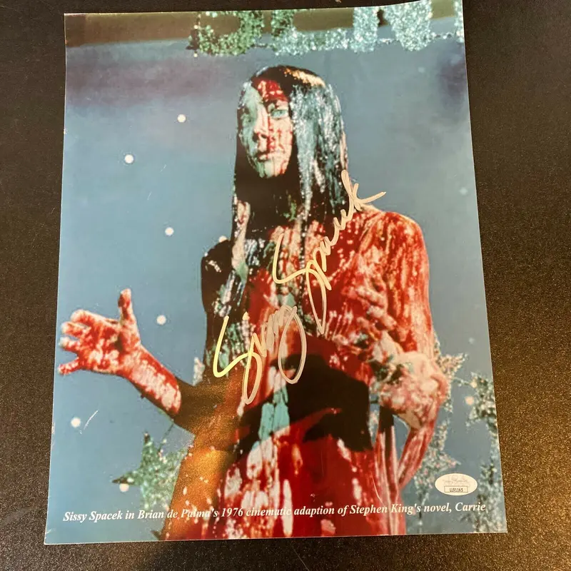 Sissy Spacek Signed Autographed Carrie Large Photo With JSA COA