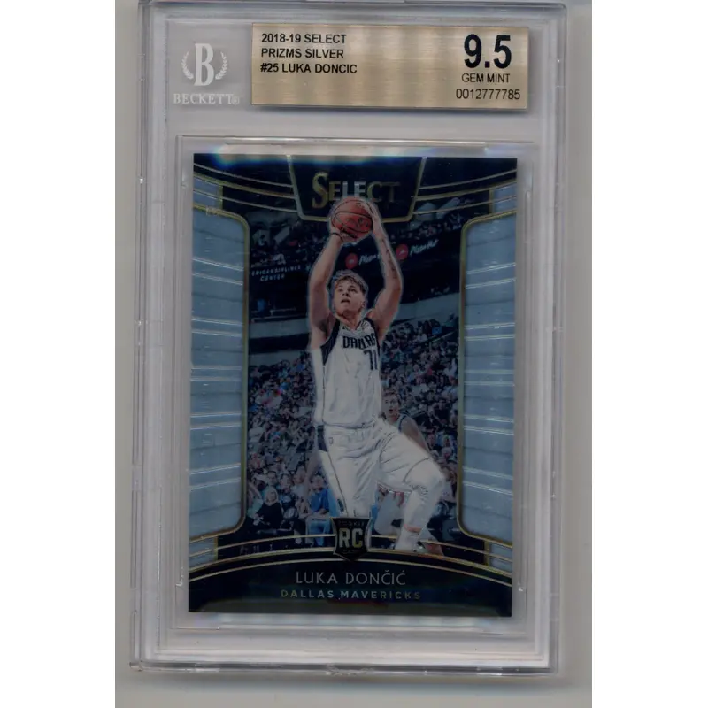 Luka Doncic 2018-19 Select Silver #25 BGS 9.5 Gem Mint
