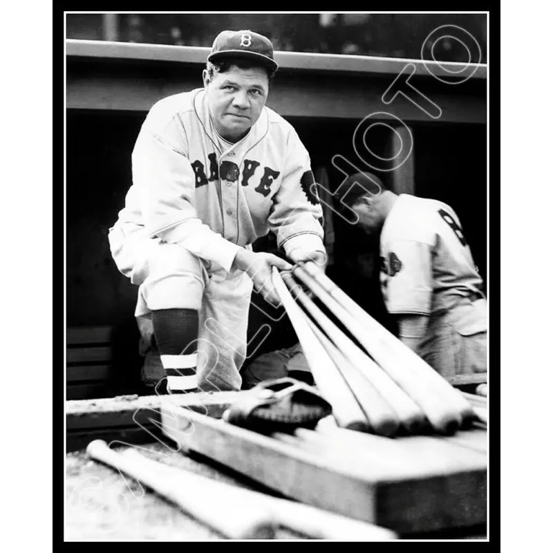 Babe Ruth 8X10 Photo - 1935 Boston Braves - 663