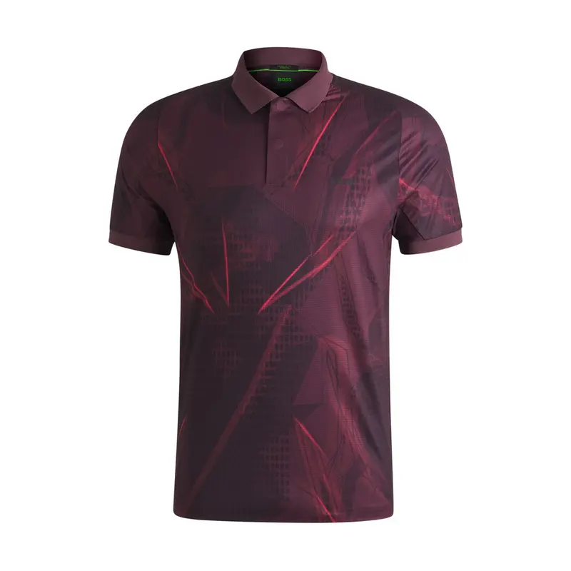 HUGO BOSS MENS POLO PADDY DESERT ACTIVE RED 50537757614