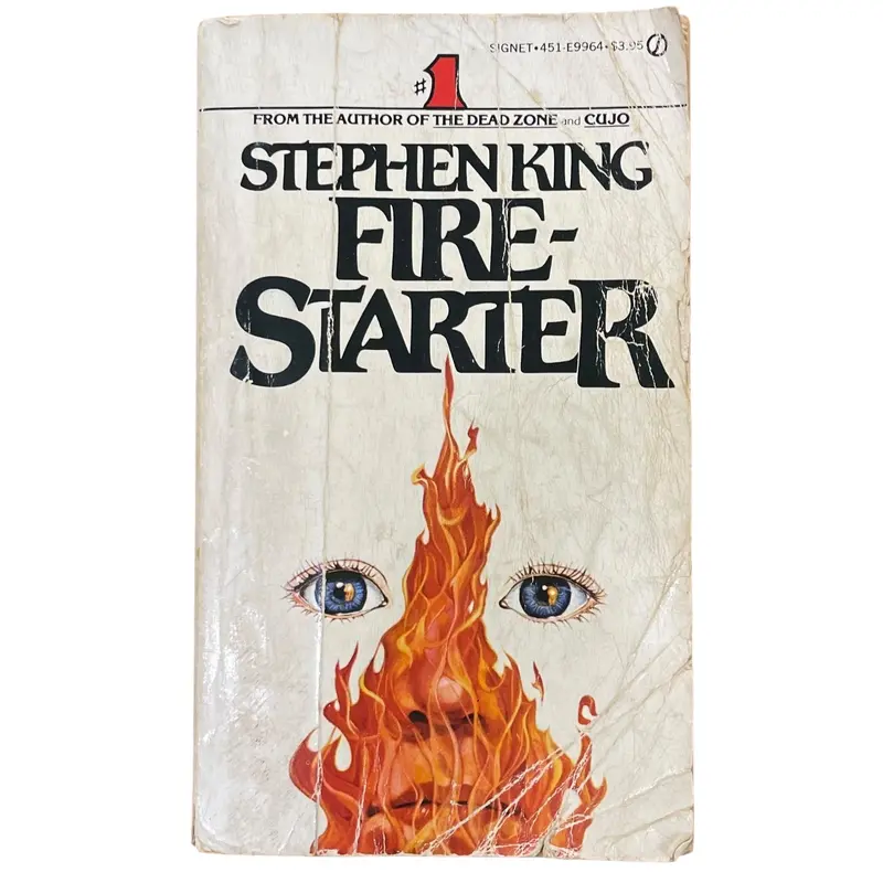 Stephen King Autographed Book Fire-Starter - JSA LOA