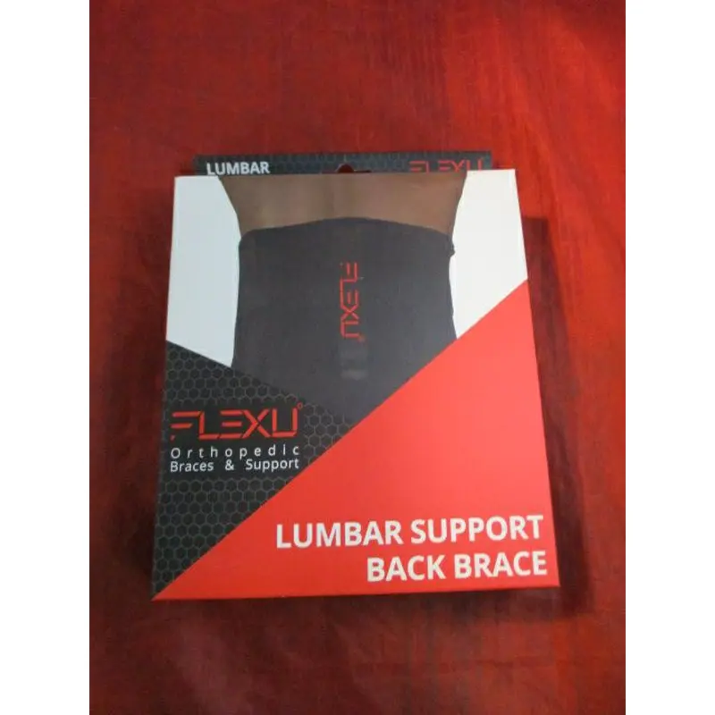 FlexU Lumbar Support Back Brace Adult Size Large