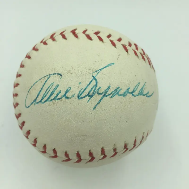 Vintage 1956 Allie Reynolds Signed Don Larsen Perfect Game Baseball PSA DNA COA