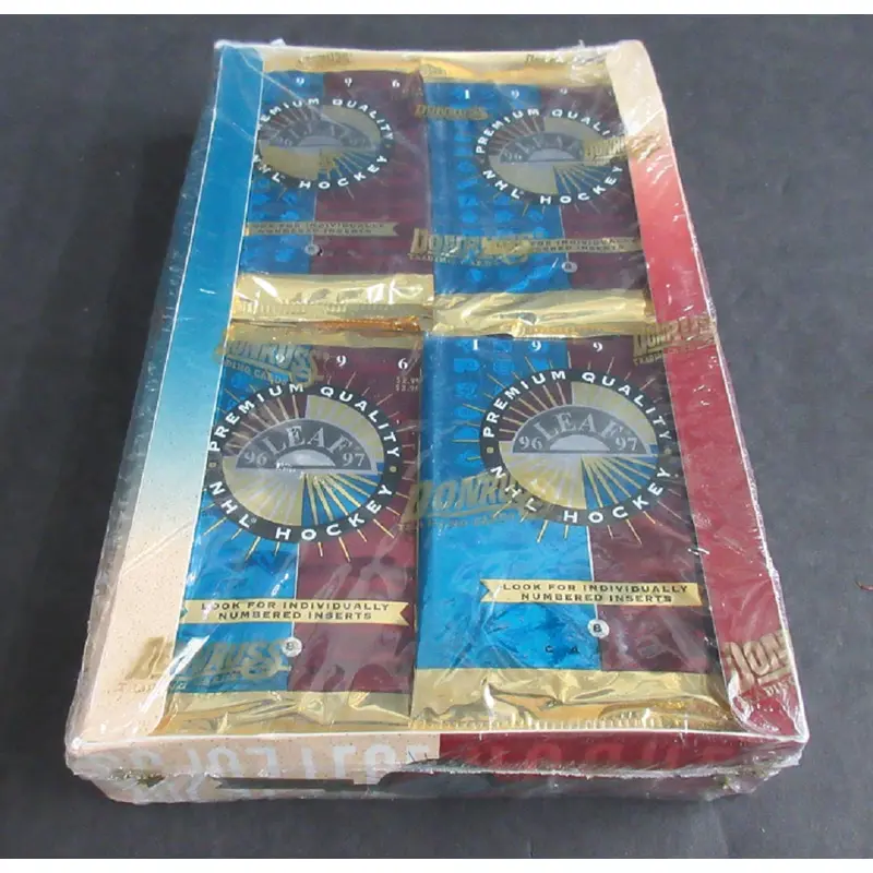1996/97 Leaf Hockey Box (Retail) (Priced) (24/8)