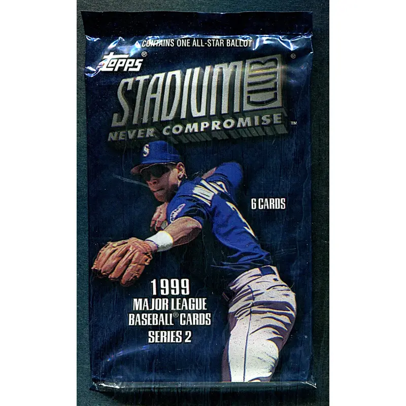 1999 Topps Stadium Club Baseball Unopened Series 2 Pack (6)