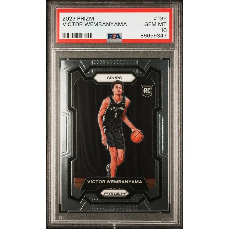 Victor Wembanyama 2023 Panini Prizm #136 PSA 10 Gem Mint 9347