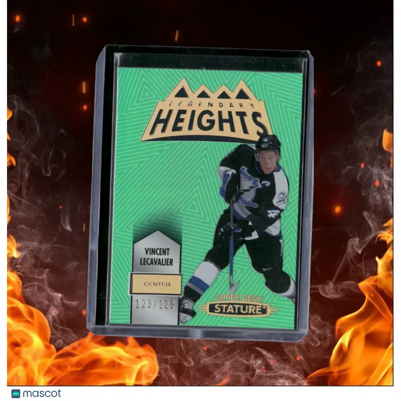 2021-22 Upper Deck Stature Vincent Lecavalier Legendary Heights Green 123/125