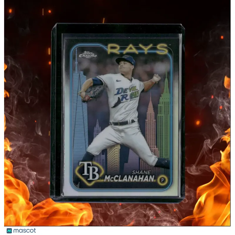 2024 Topps Chrome Fanatics Shane McClanahan Big Apple Refractor #135