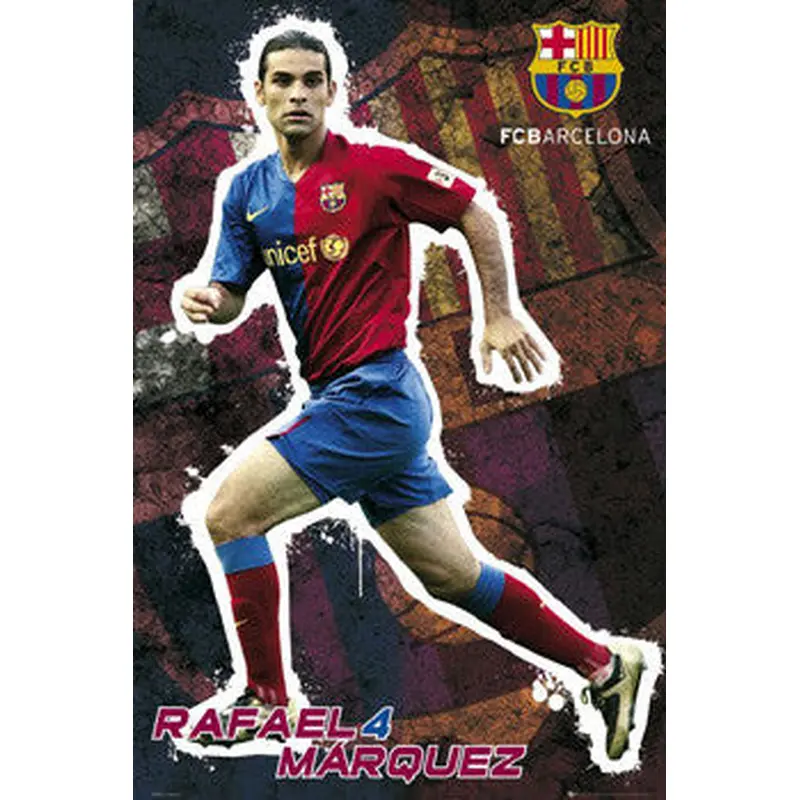 Rafael Marquez "Barca Pride" FC Barcelona Poster - GB Eye 2008