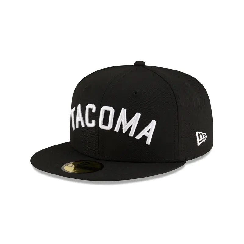 Tacoma Rainiers New Era 59Fifty Black Tacoma Cap