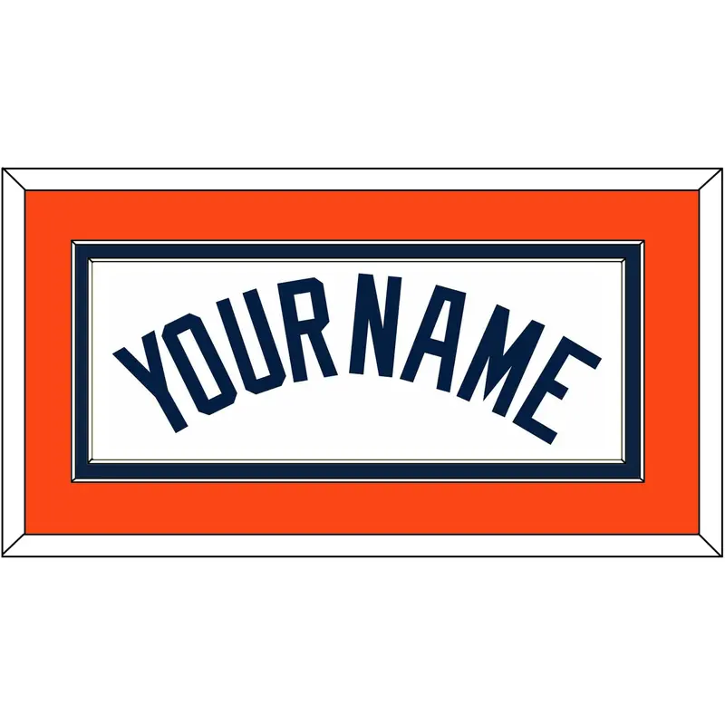 Detroit Name - Home White (1972-2017) - Double Mat 3