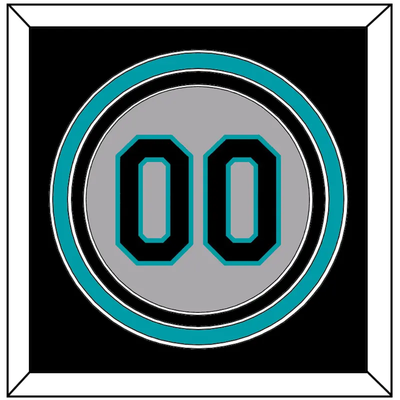 Florida Number - Road Gray (1993-2002) - Triple Mat 3
