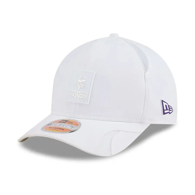 Minnesota Vikings NFL Sideline 2025 White 9FORTY M-Crown Adjustable Cap