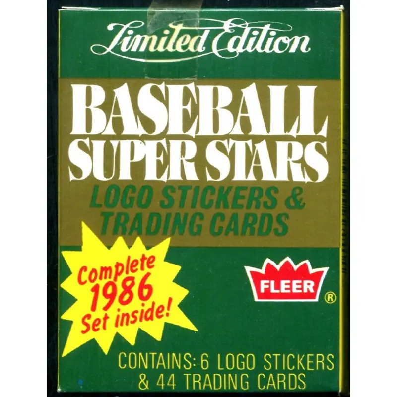 1986 Fleer Baseball Superstars Factory Set
