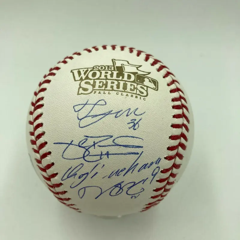 2013 Boston Red Sox World Series Champs Signed W.S. Baseball Steiner COA & MLB
