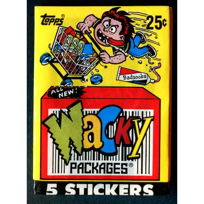 1990 Topps Wacky Packages Unopened Wax Pack