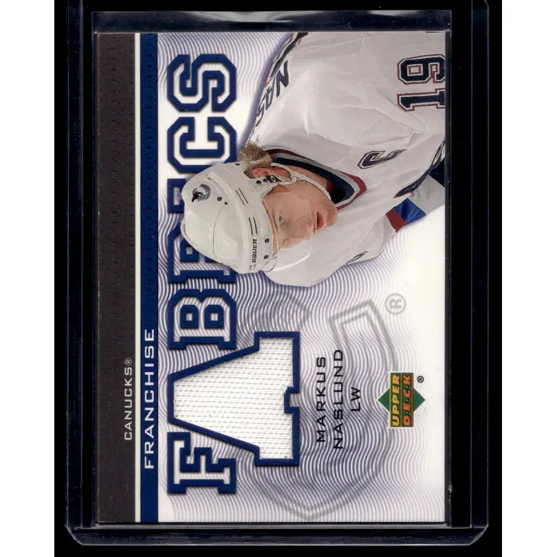 2003-04 Upper Deck - Franchise Fabrics - Markus Naslund #FF-MN