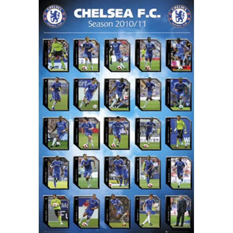 Chelsea FC "Action Squad" (2010/11) Poster - GB Eye Inc.