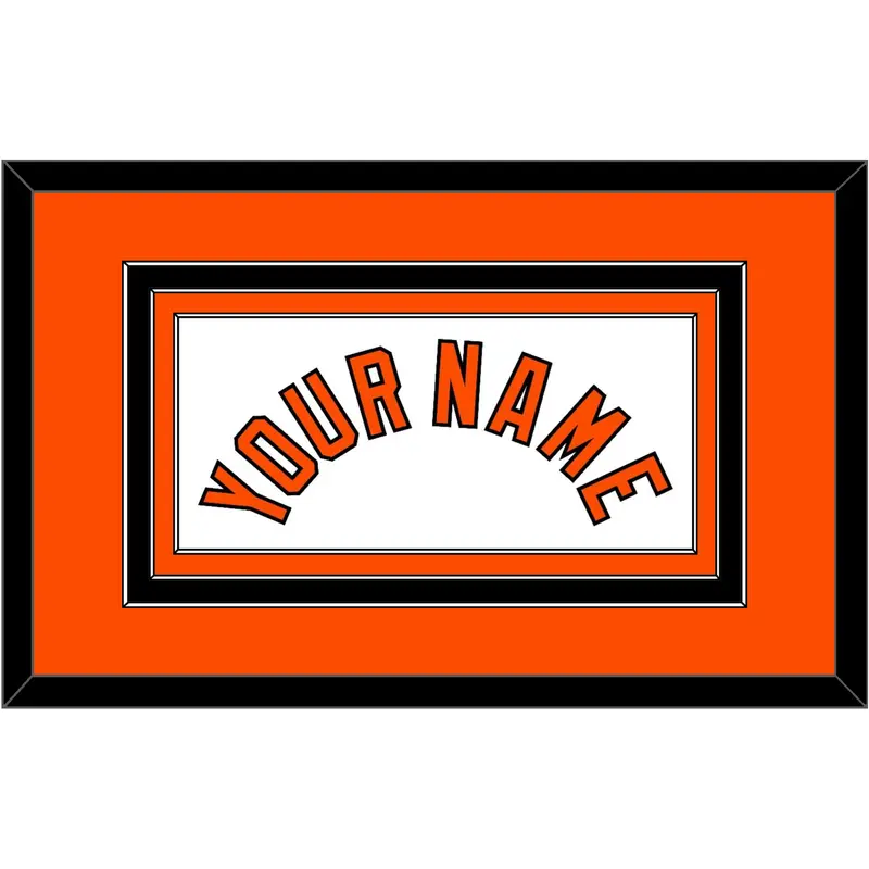 Baltimore Name - Home White - Triple Mat 2