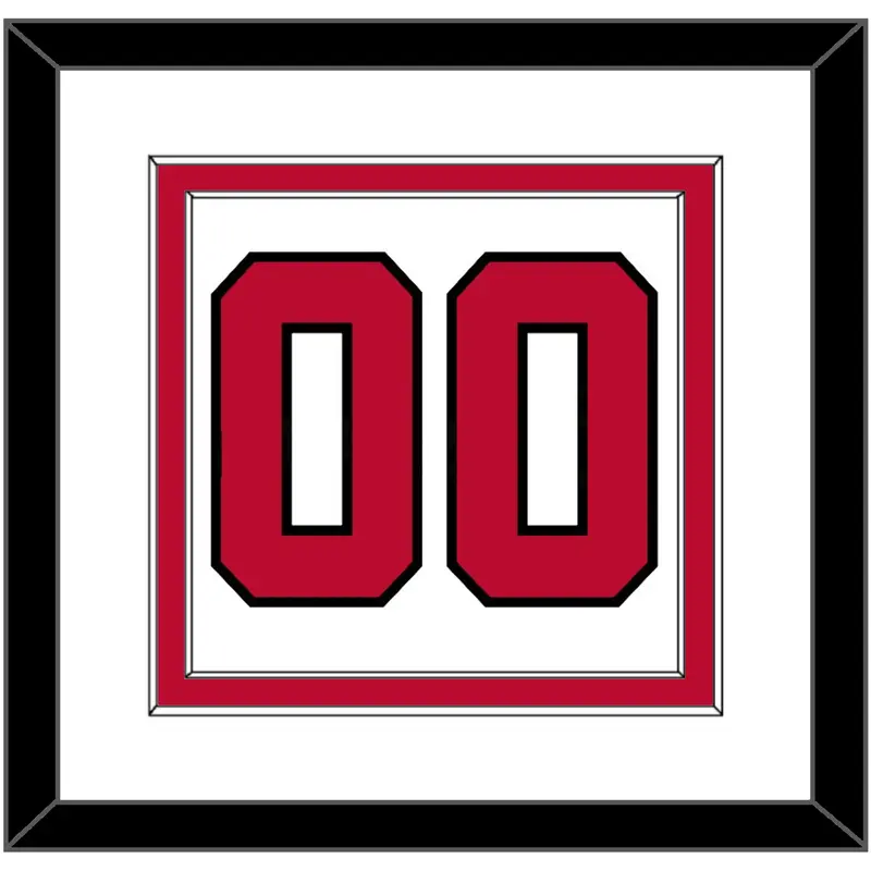 Chicago Number - Home White (1986-2017) - Double Mat 1