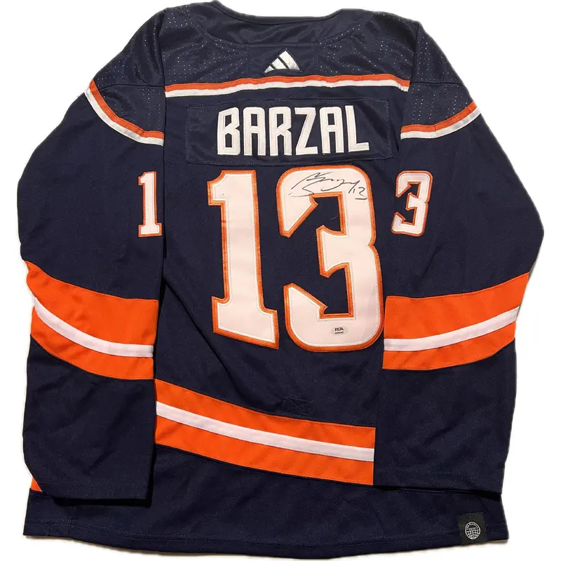 Mathew Barzal Signed Jersey PSA/DNA New York Islanders Autographed