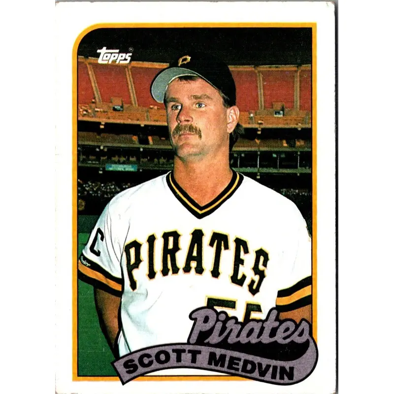 1989 Topps Scott Medvin #756 Rookie