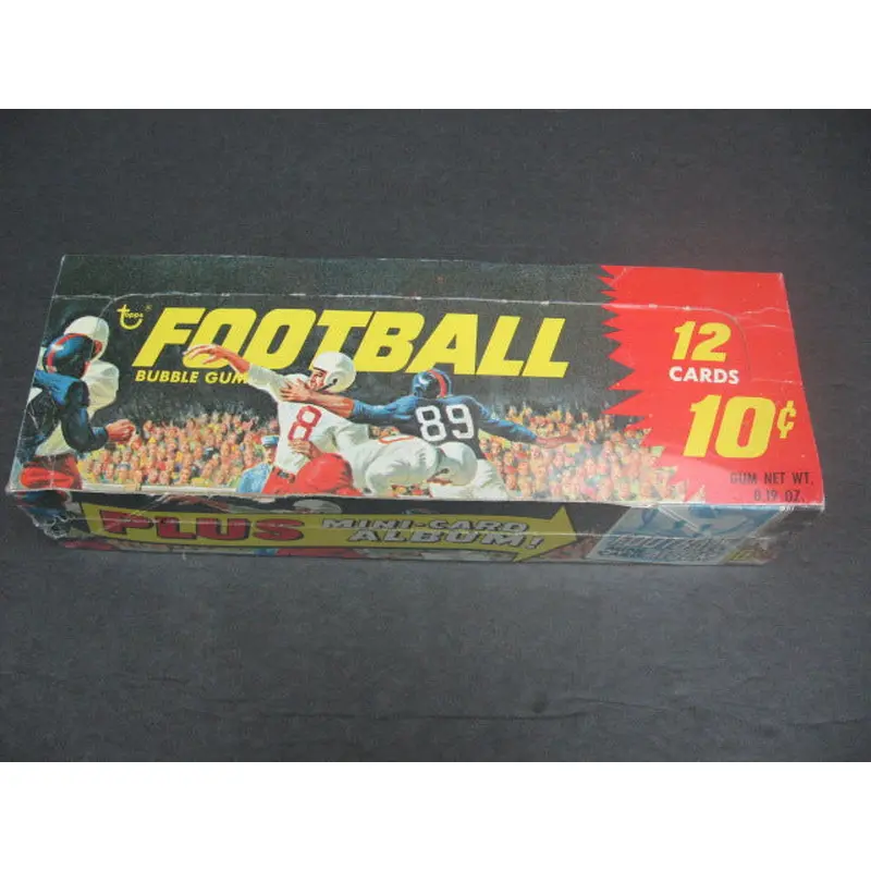 1969 Topps Football Unopened Series 1 Wax Box