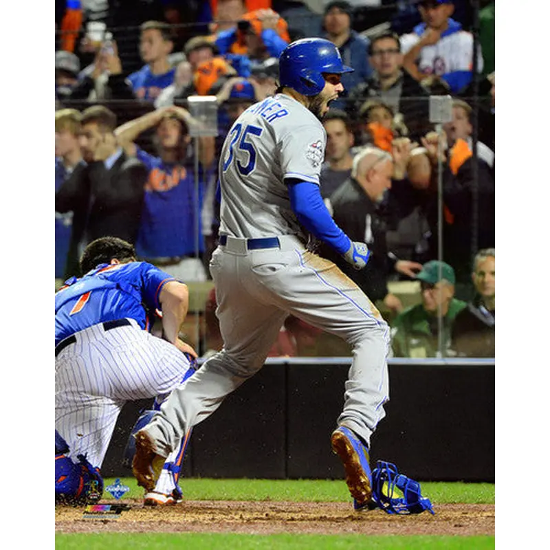 Eric Hosmer "Safe at Home" KC Royals 2015 World Series Premium 16x20 Poster Print