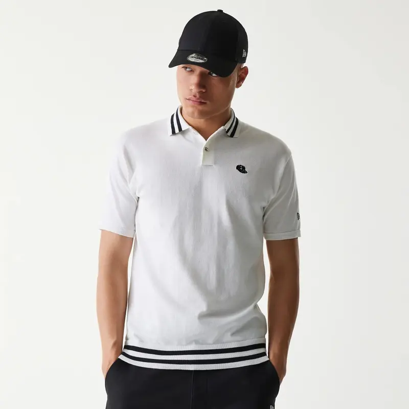 New Era Japan White Polo T-Shirt