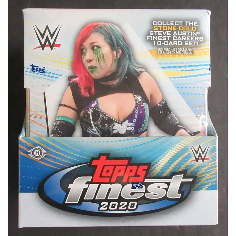 2020 Topps Finest WWE Wrestling Box (Hobby) (2/6/5)