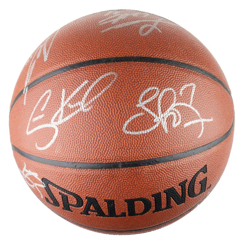 Kobe Bryant 2007-2008 Los Angeles Lakers Team Signed Basketball PSA DNA COA