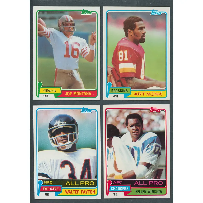 1981 Topps Football Complete Set NM-NM/MT (528) (23-47)