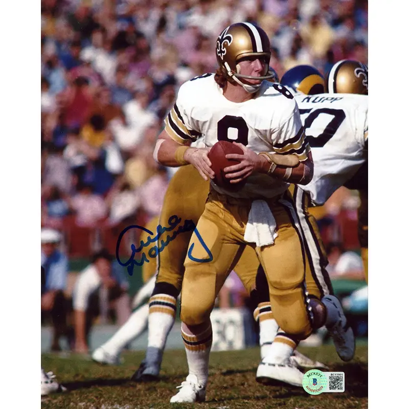 Saints Archie Manning Authentic Signed 8x10 Vertical Photo Autographed BAS 2