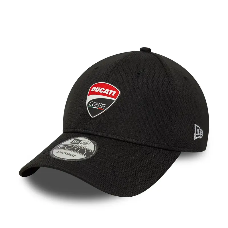 Ducati Motor Logo Dashmark Mesh Black 9FORTY Adjustable Cap