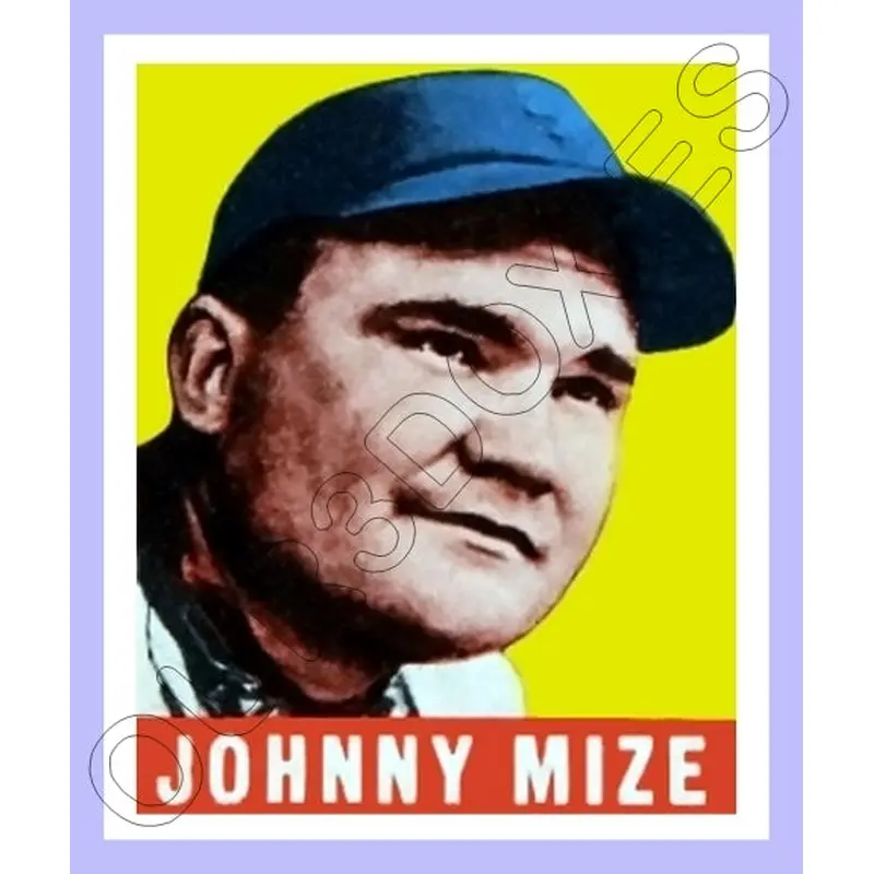 Johnny Mize 1948 Leaf Reproduction Card - 3867